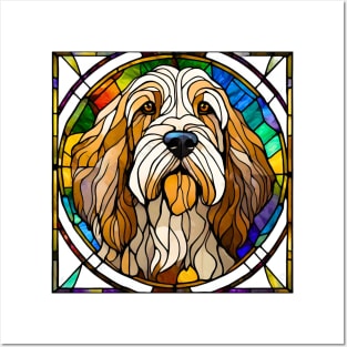 Stained Glass Otterhound Posters and Art